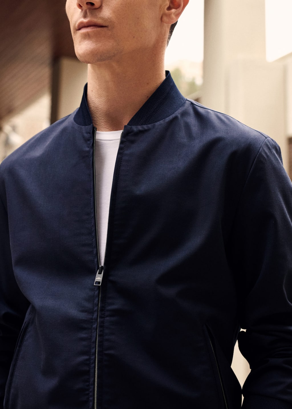merino wool bomber jacket