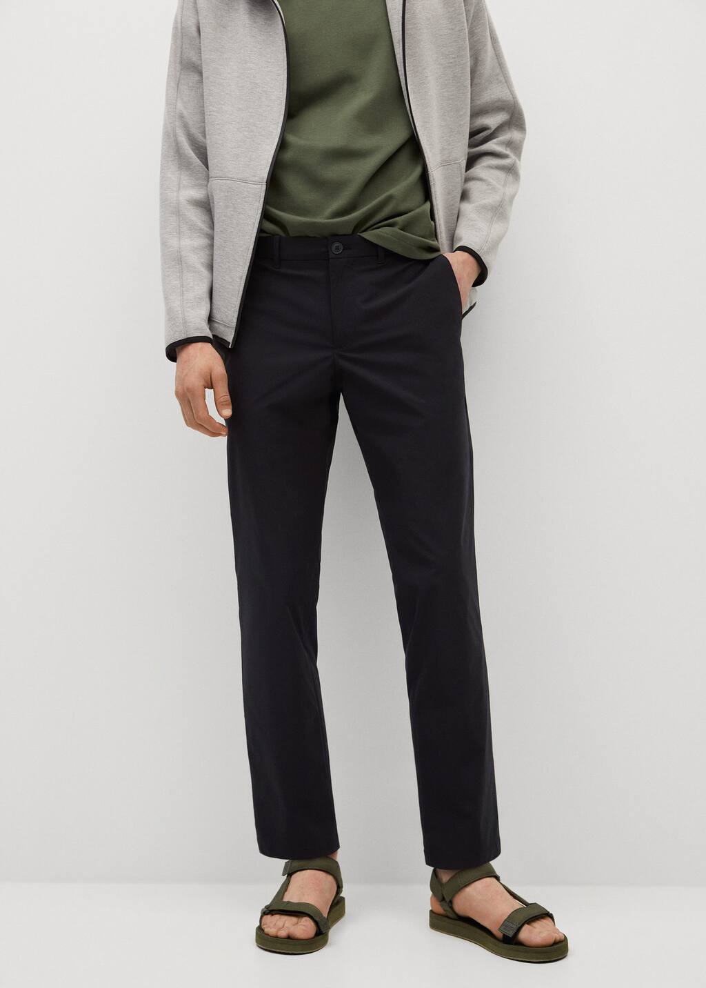 Pantalón slim fit empacable - Hombre | Mango Man España