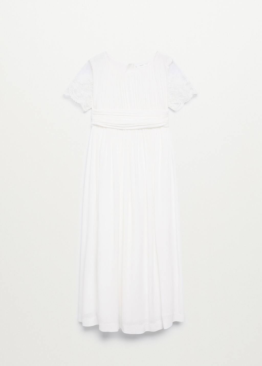 mango robe longue dentelle