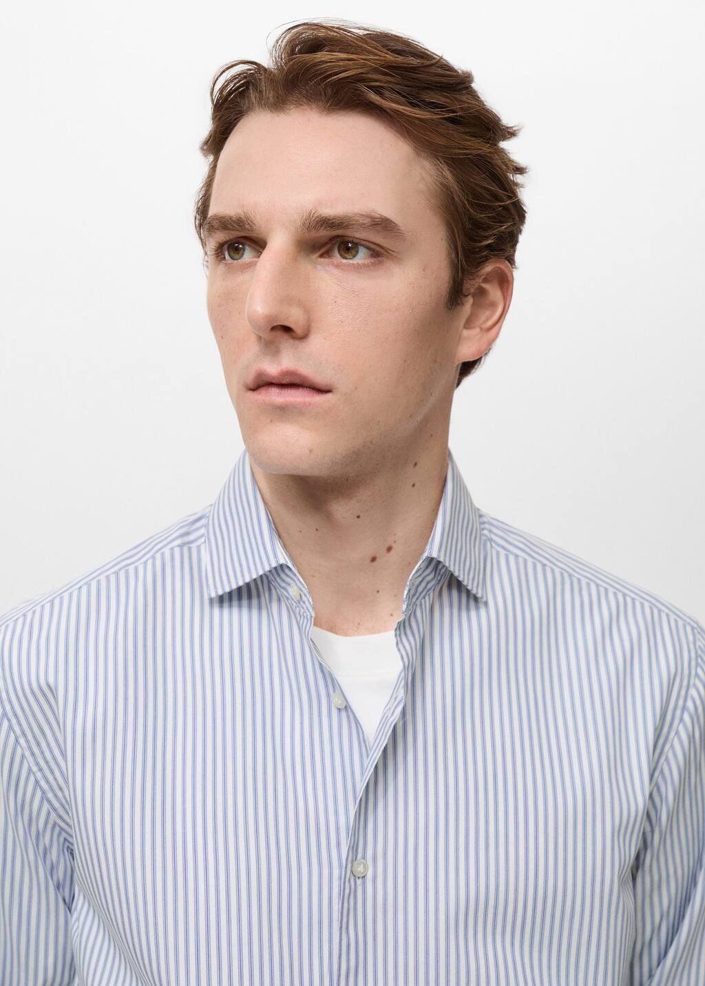 100% cotton striped shirt