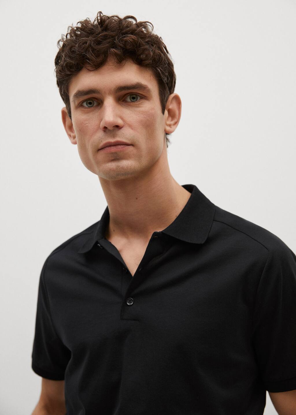 mercerised polo