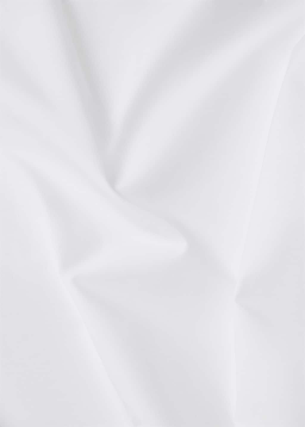 Cotton percale duvet cover with contrasting overlock stitching for  180/200 cm bed