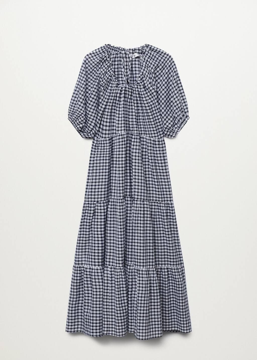 mango checkered dress