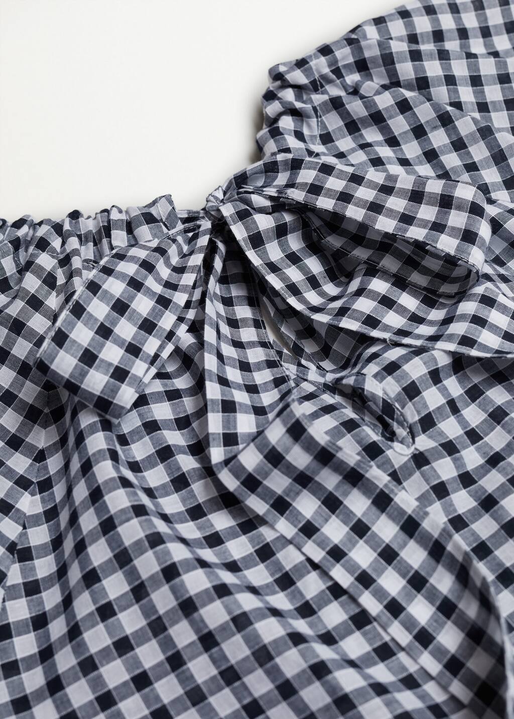 mango check pattern midi dress