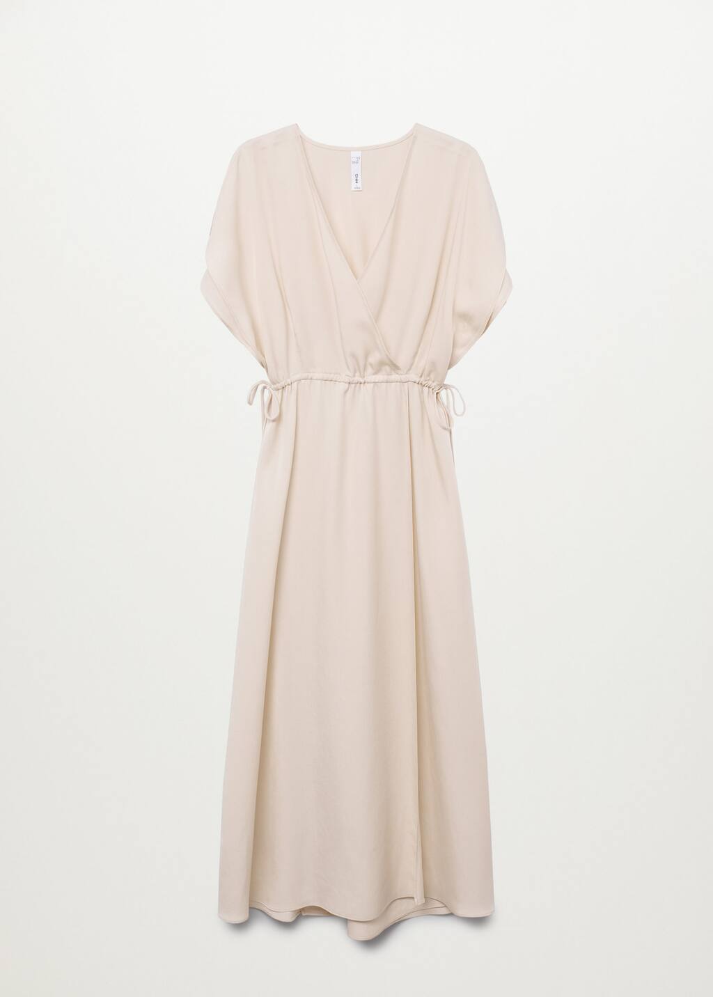 mango wrap back dress