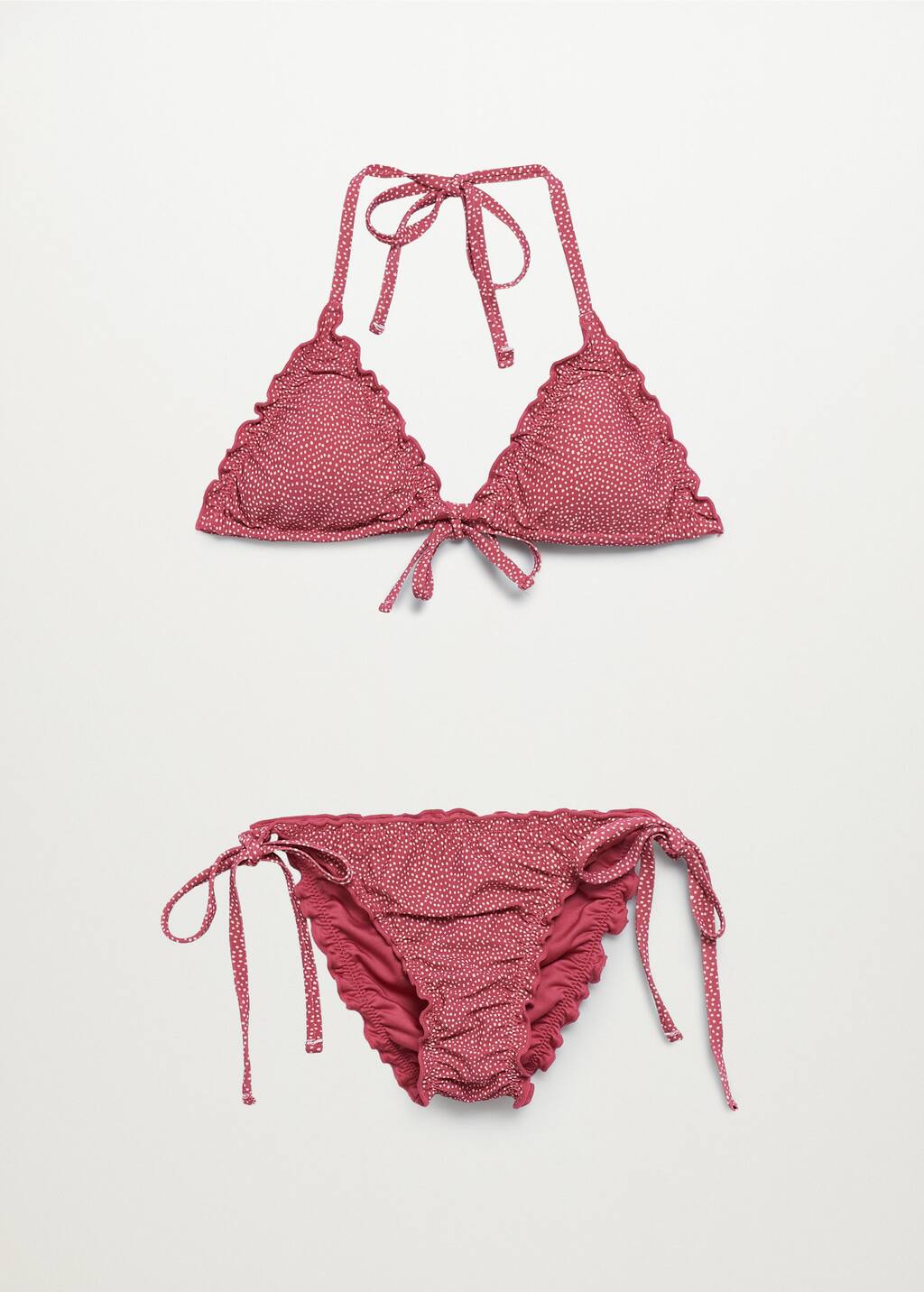 Mango Scalloped print bikini 87007880 89