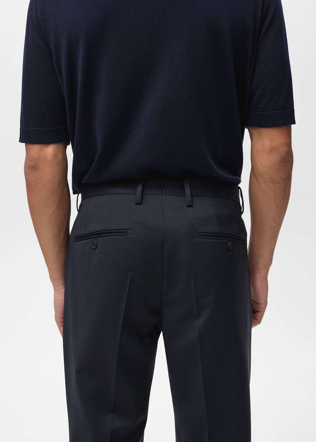 Cool wool suit pants