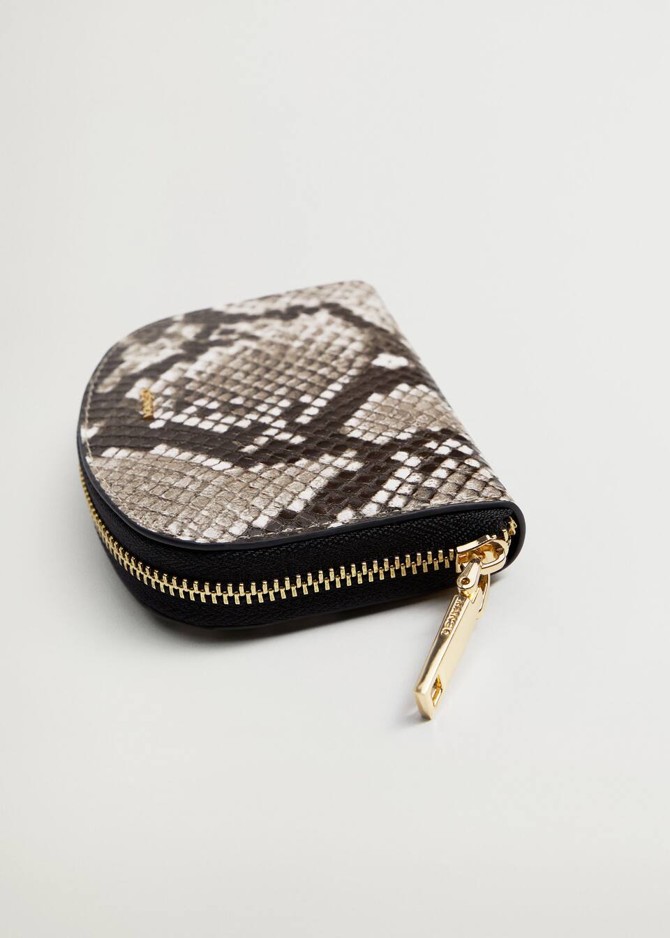 snake effect wallet woman mango curacao