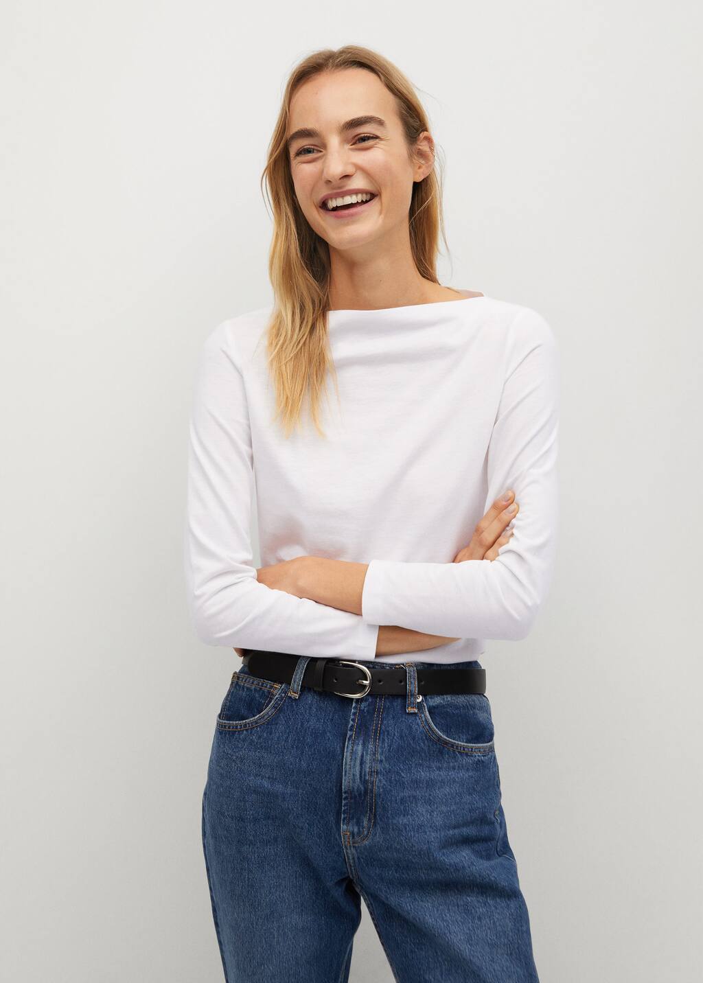 mango women's basic t shirt