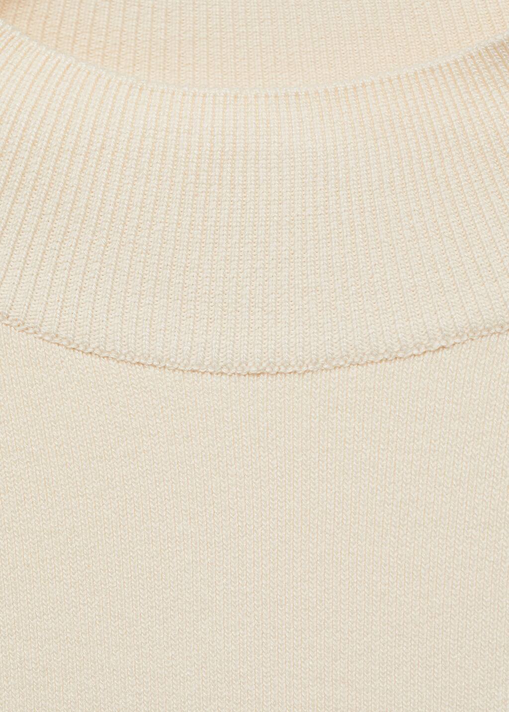 Buttons detail knit sweater