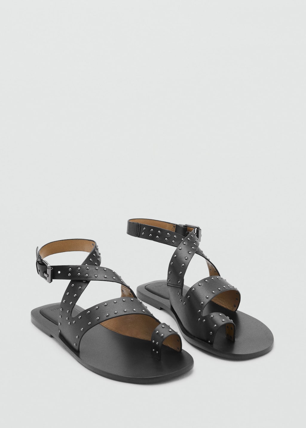 Mango Teen Sandales Noir - Fille - 41 -