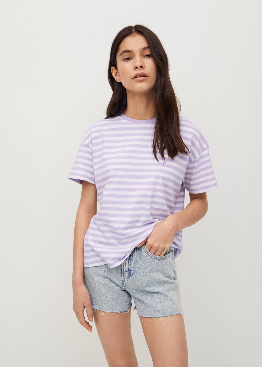 t shirt material shorts ladies