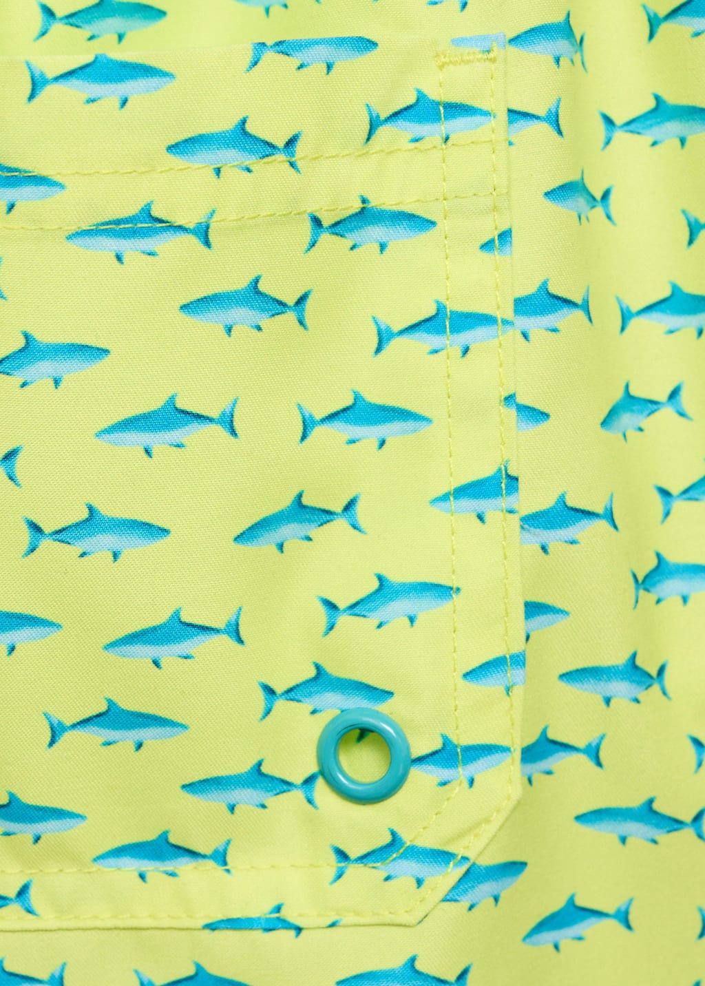 Shark-print swimsuit