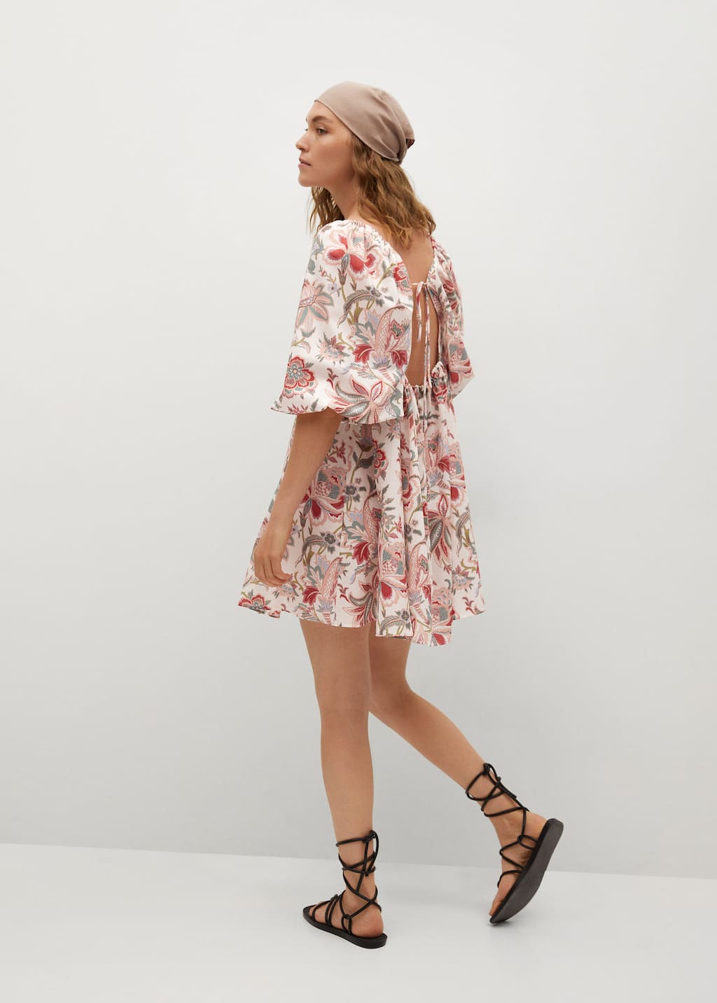 printed short dress