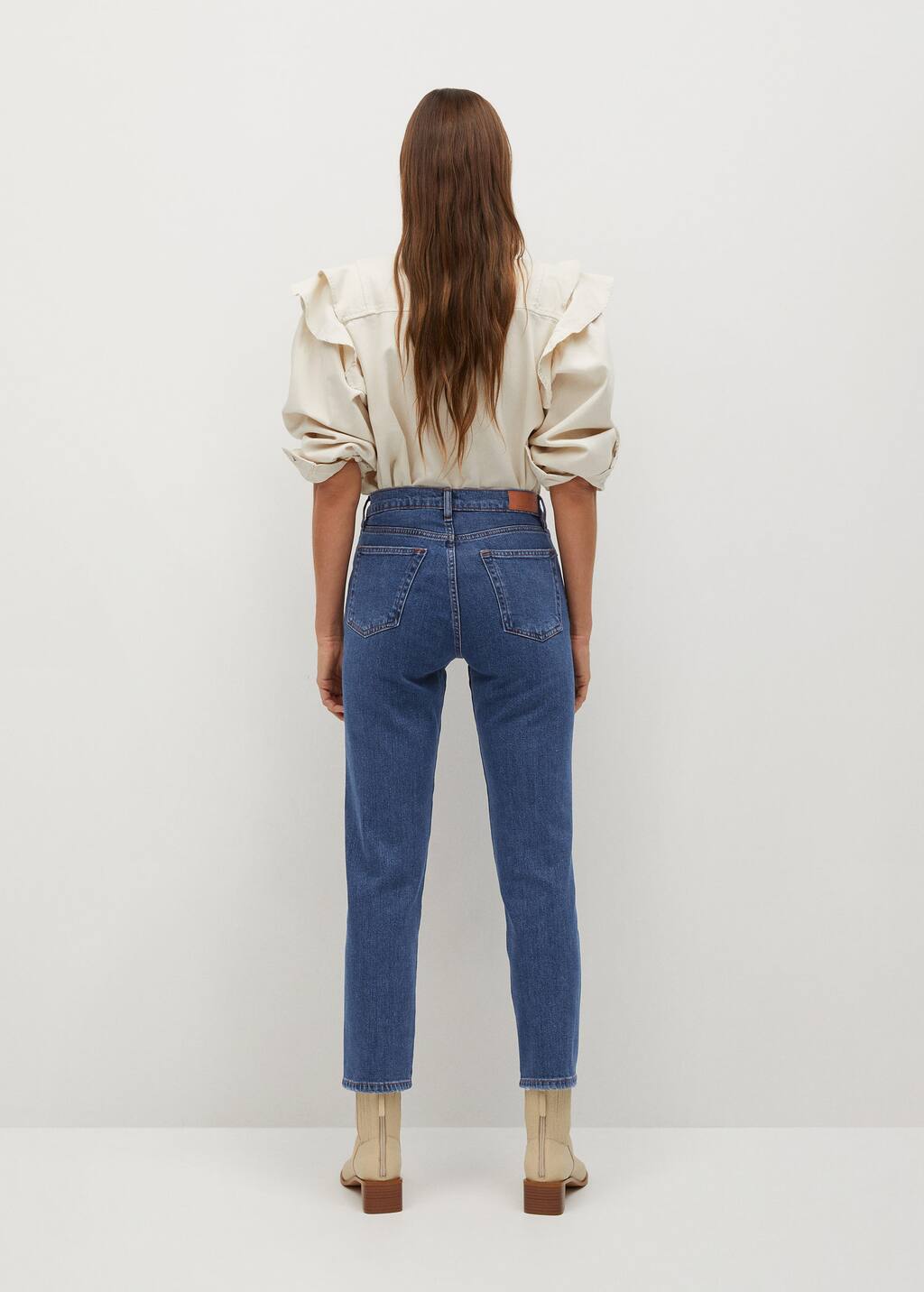 Mango Anklelength straightfit jeans 87020527 TO