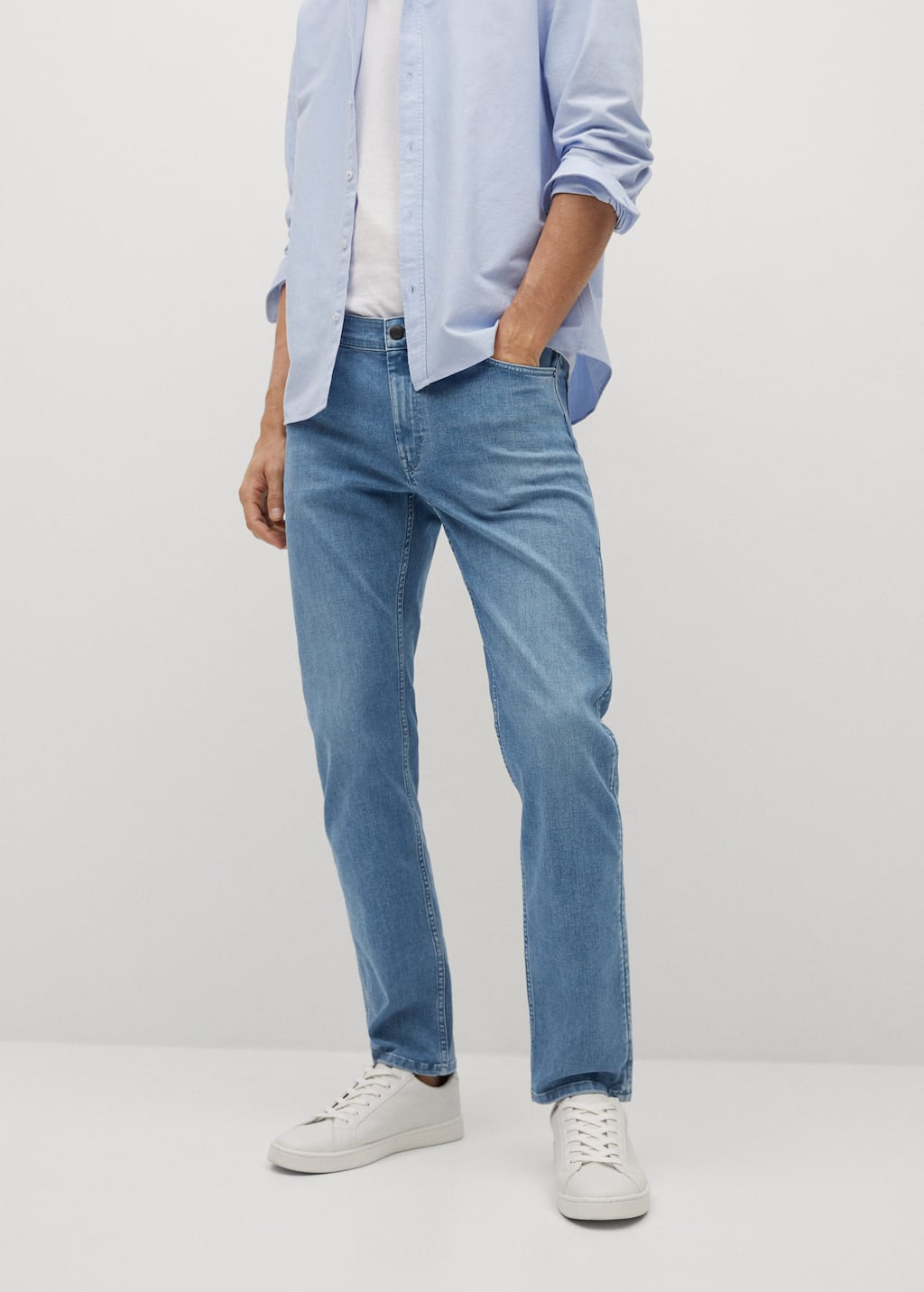 Slim fit ultra soft touch patrick jeans - Man | Mango Man Bermuda