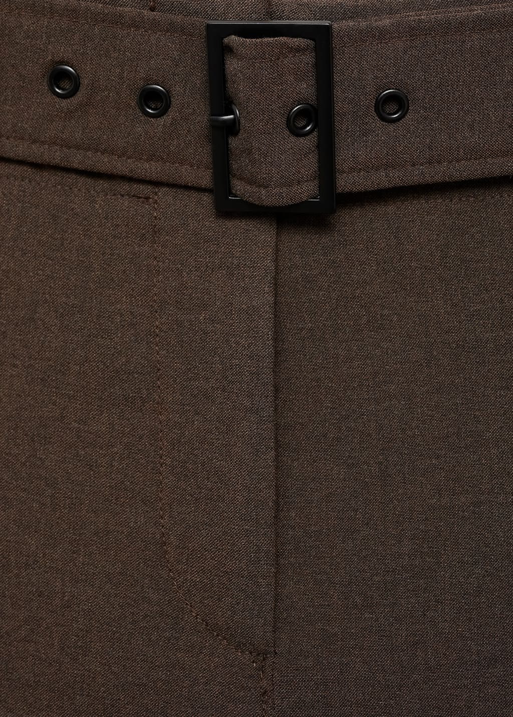 Belt suit pants