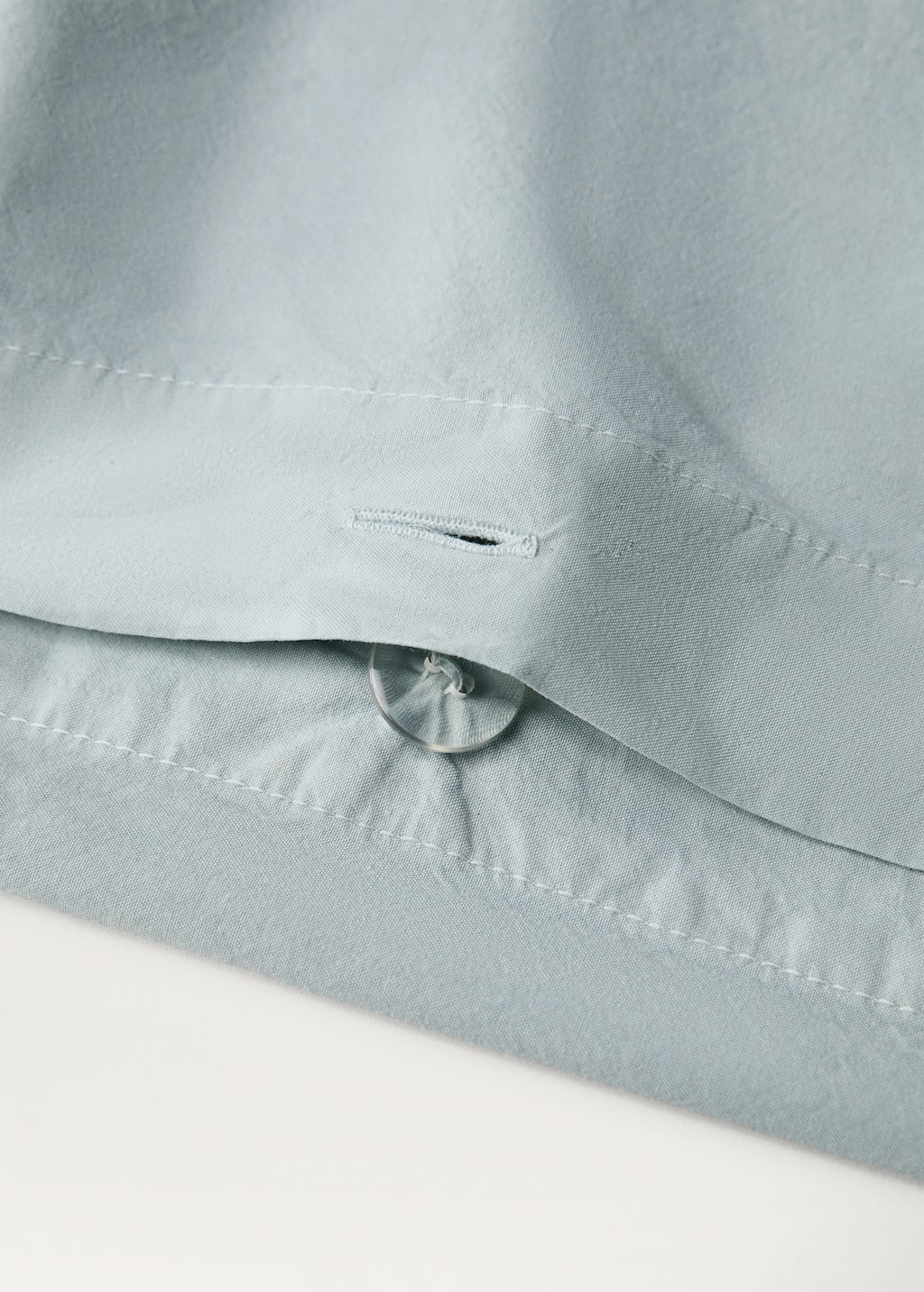 Cotton percale waffle duvet cover for 90 cm bed