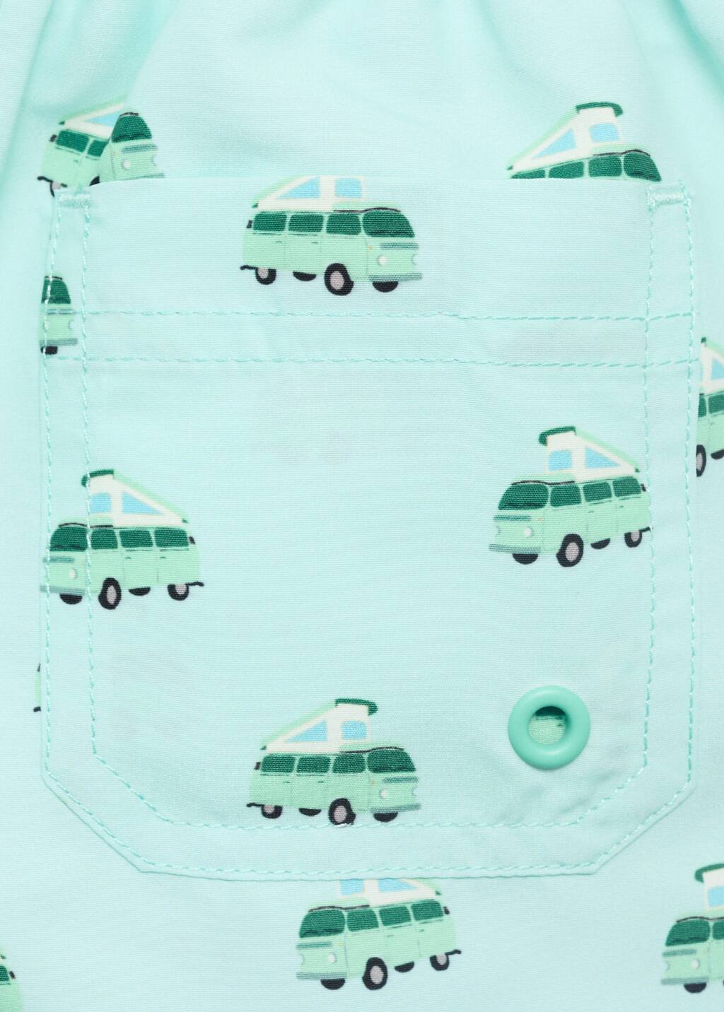 Printed swimming trunks