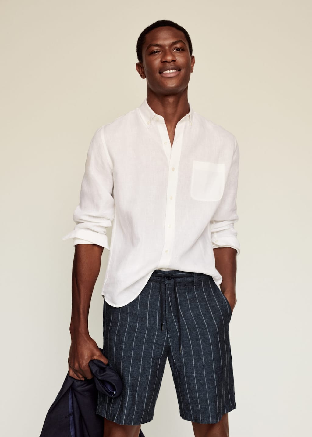 Bermuda rayas hombre Clearance