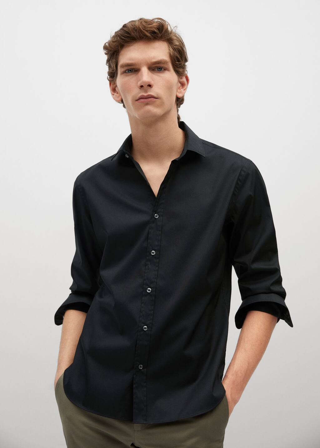 mango cotton shirt