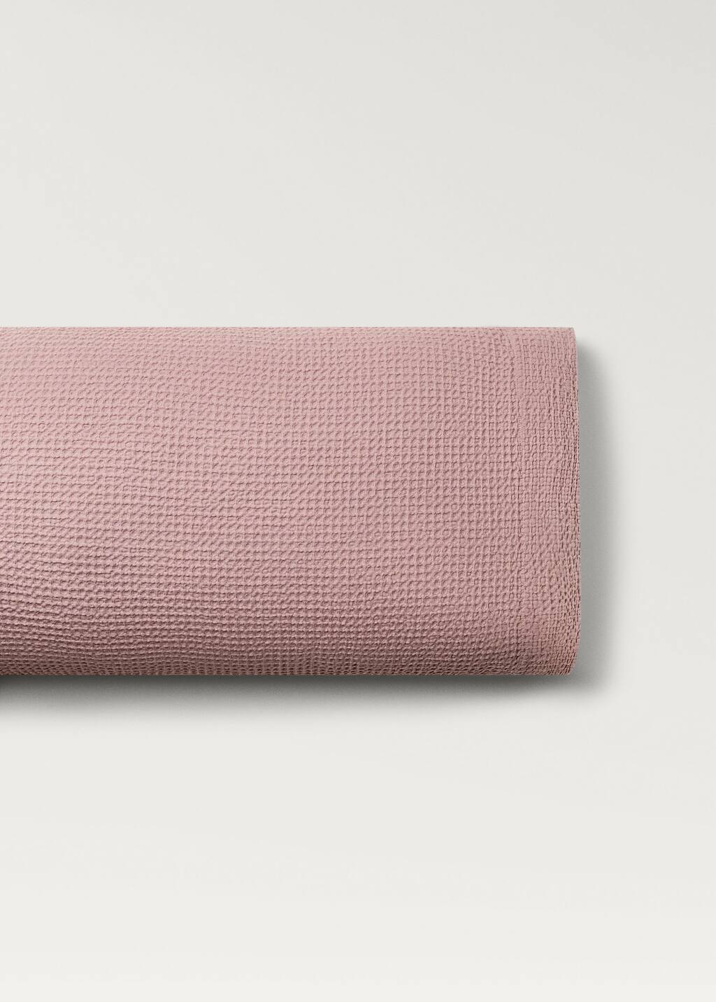 Mango Home Cotton Percale Waffle Pillowcase 45x110 Cm Pink