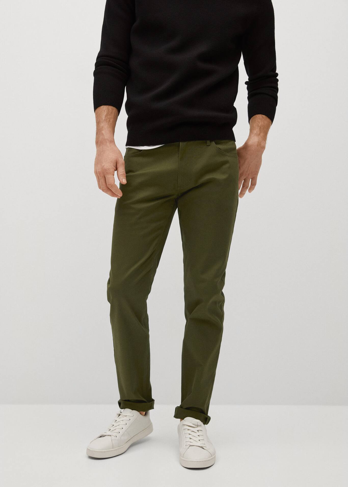 pantalones hombre mango outlet - Main Image