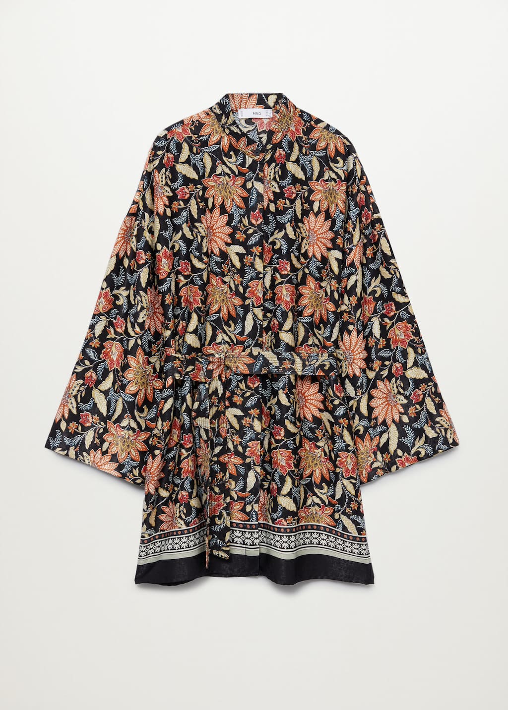 robe mango imprime fleuri