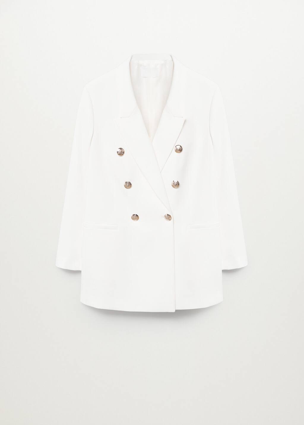 white structured blazer