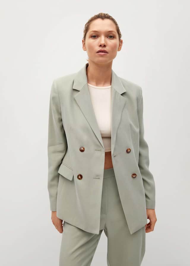 Veste de costume structurée - Plan moyen