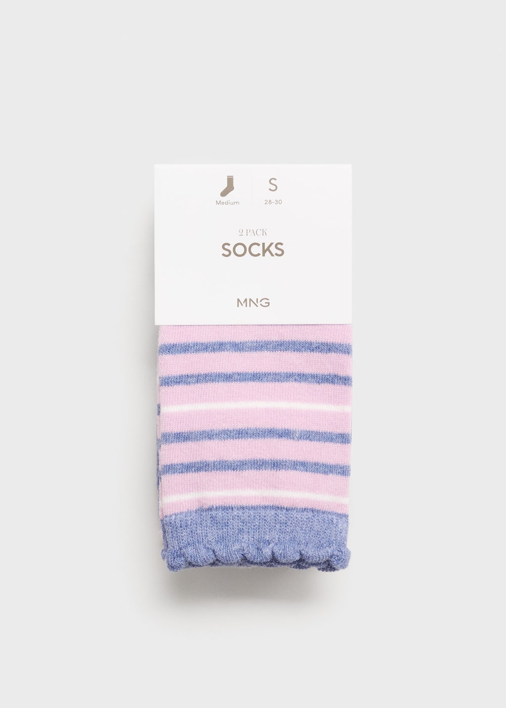 Mango 2 Pack Mixed Socks Lilac In Lilac