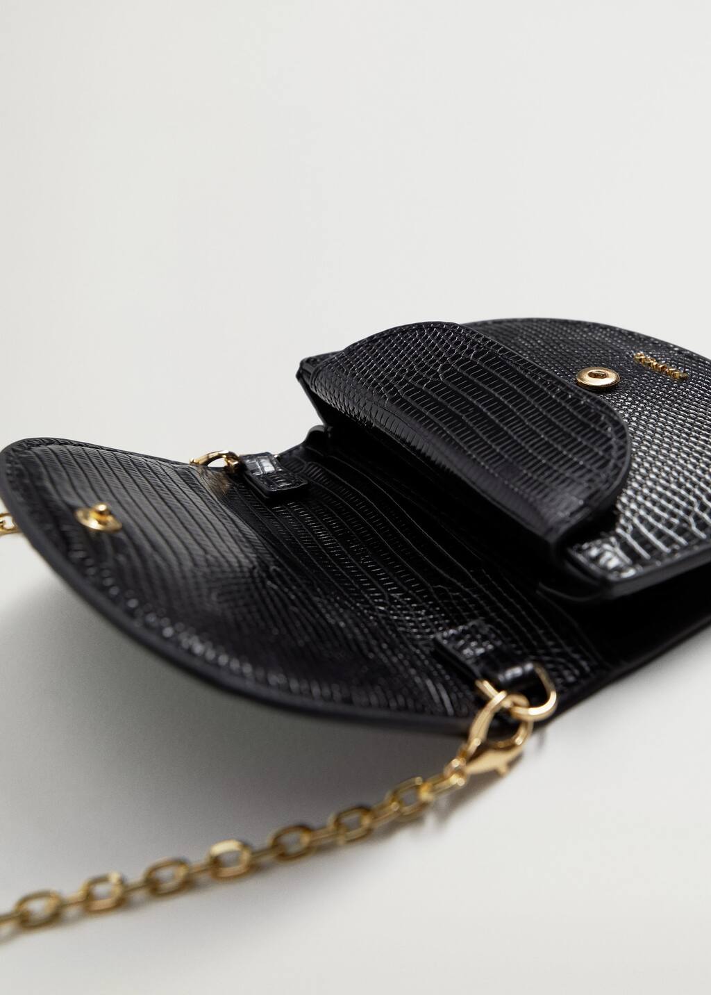 chain mini bolsa mango