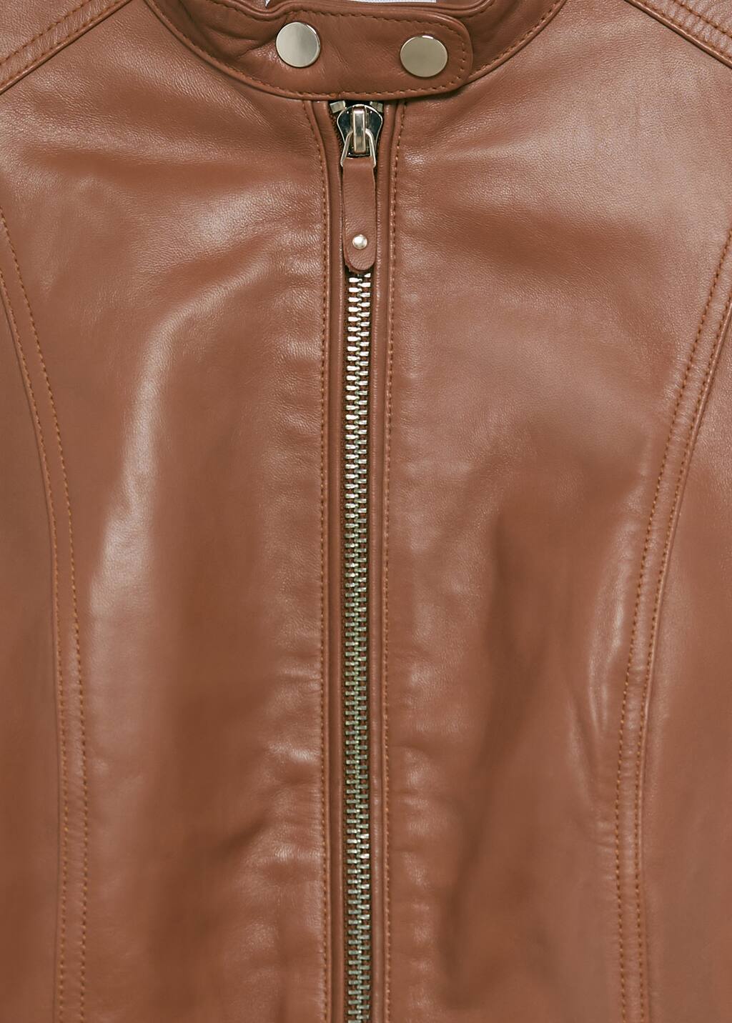 plus size tan leather jacket