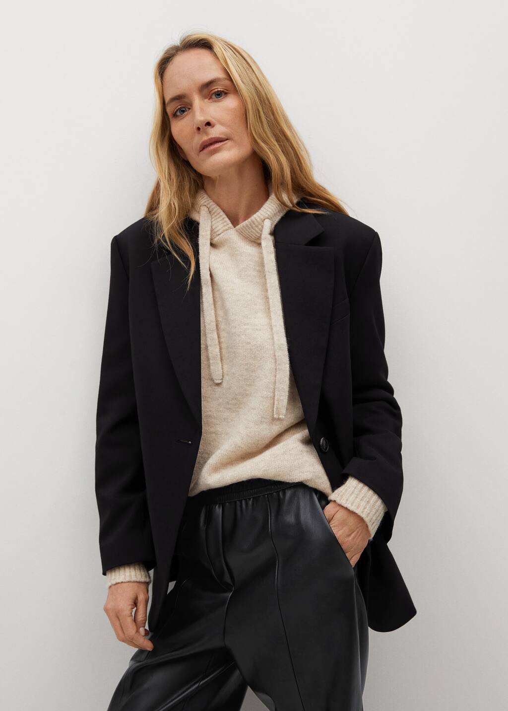 Gerade hose mit leder-effekt - Damen | OUTLET Deutschland