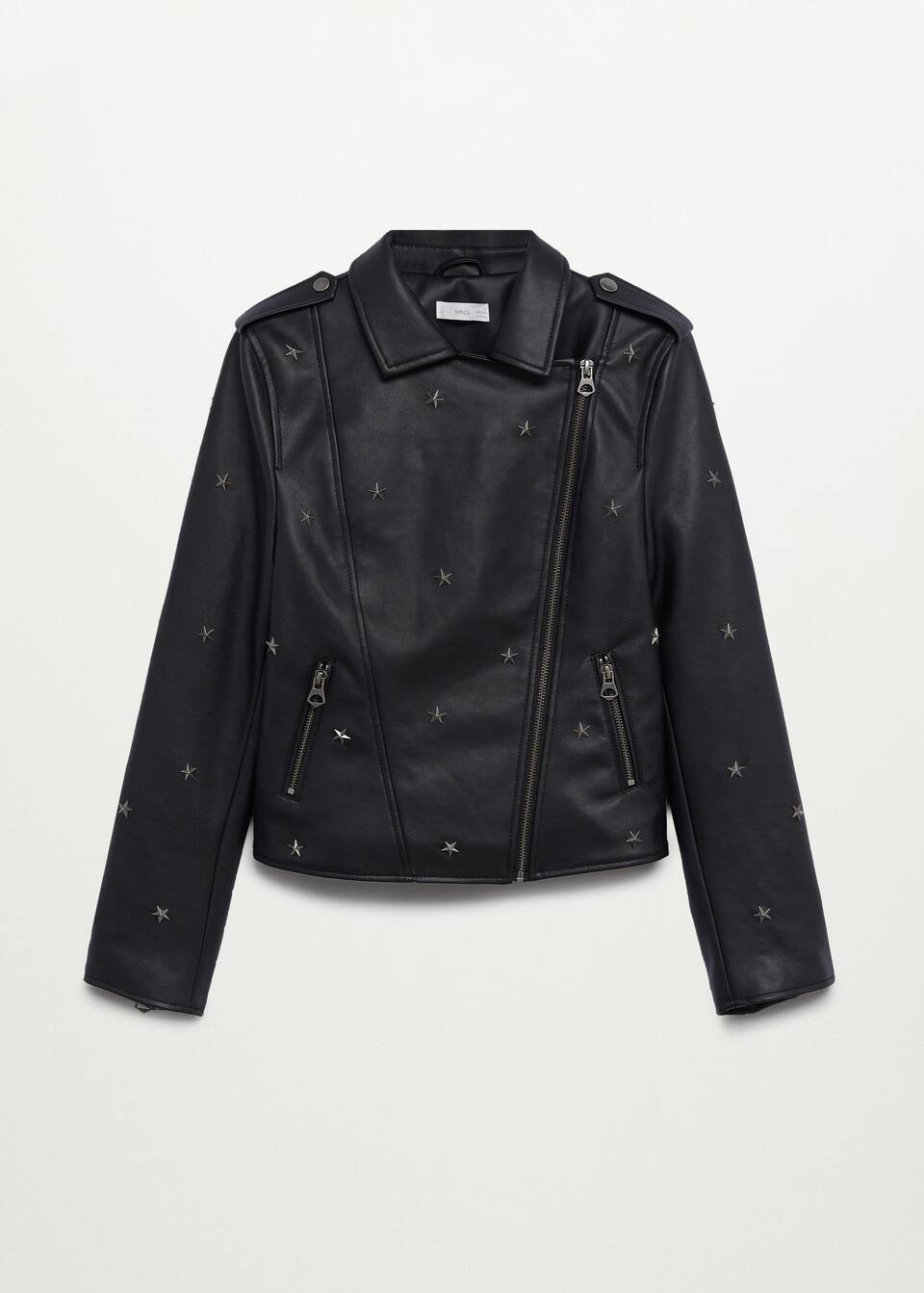 Stars Biker Jacket Teenage Girl Mango Teen Iceland Stars Biker Jacket Teenage Girl Mango Teen Iceland