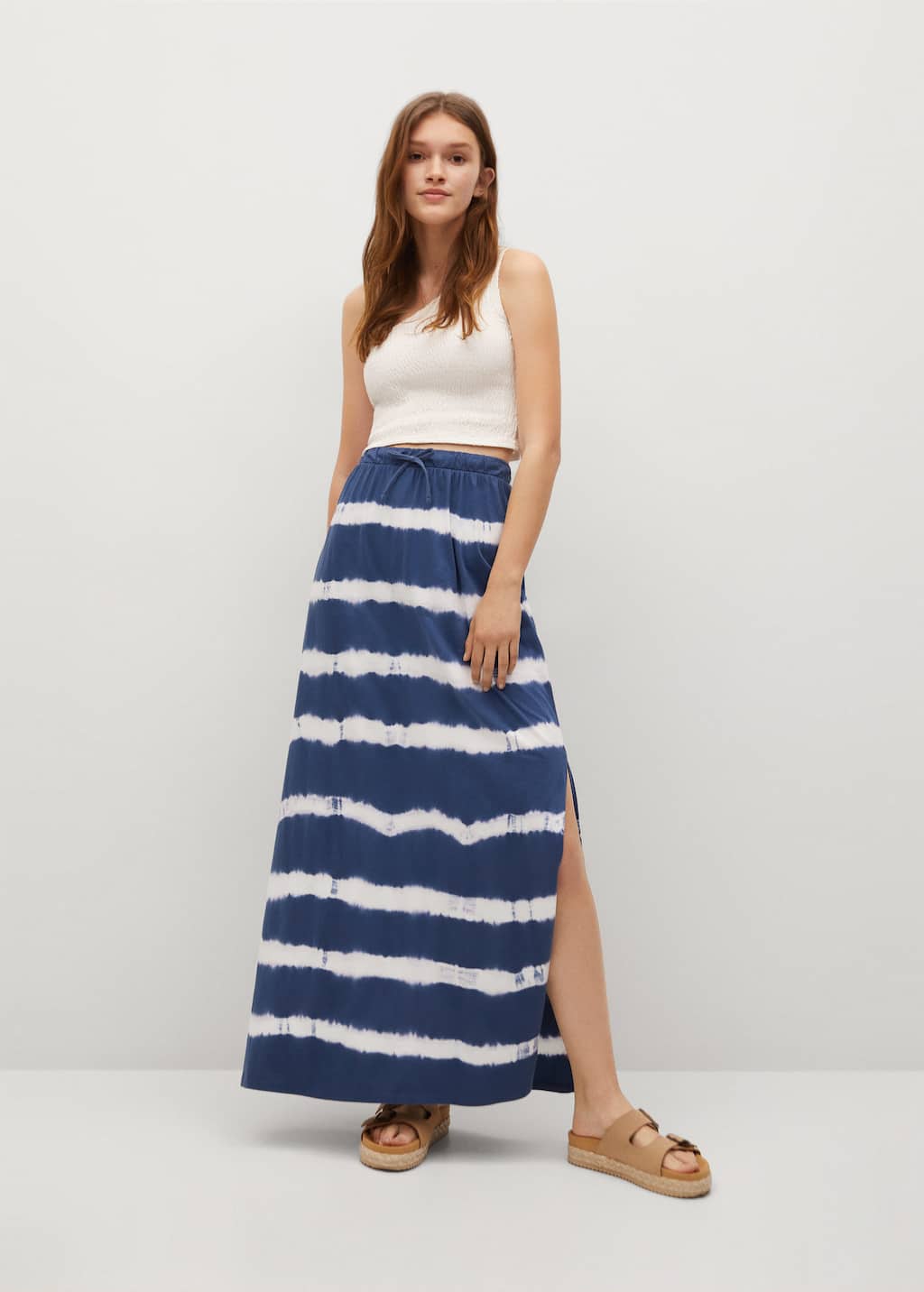finders keepers aranciata ruffle strap dress