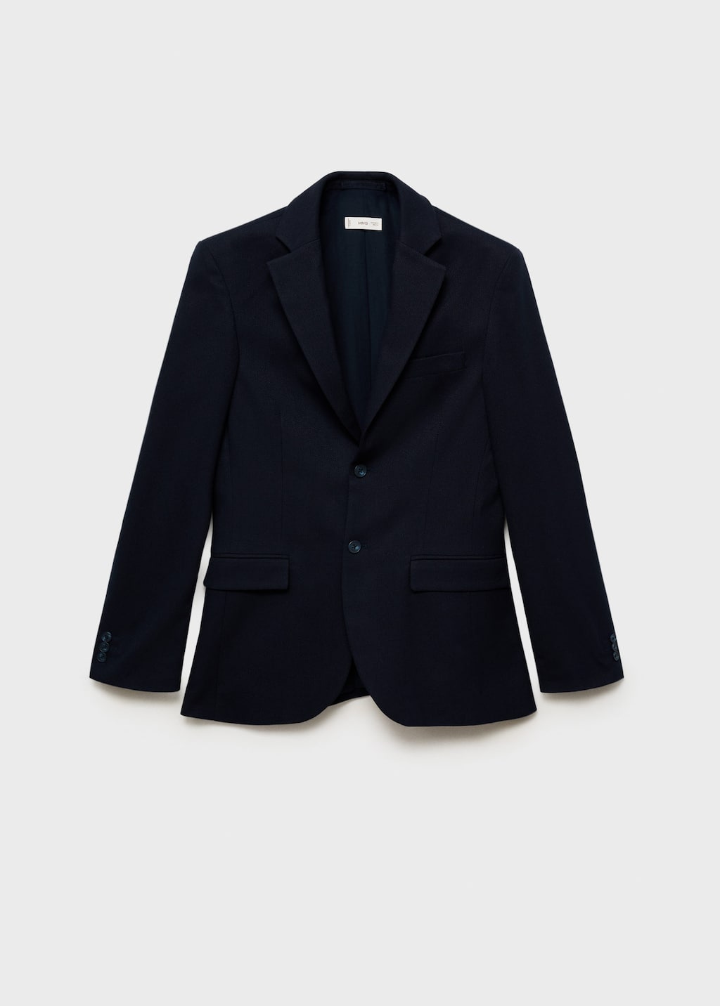 Mango Teen Classic Suit Jacket Night Blue In Night Blue