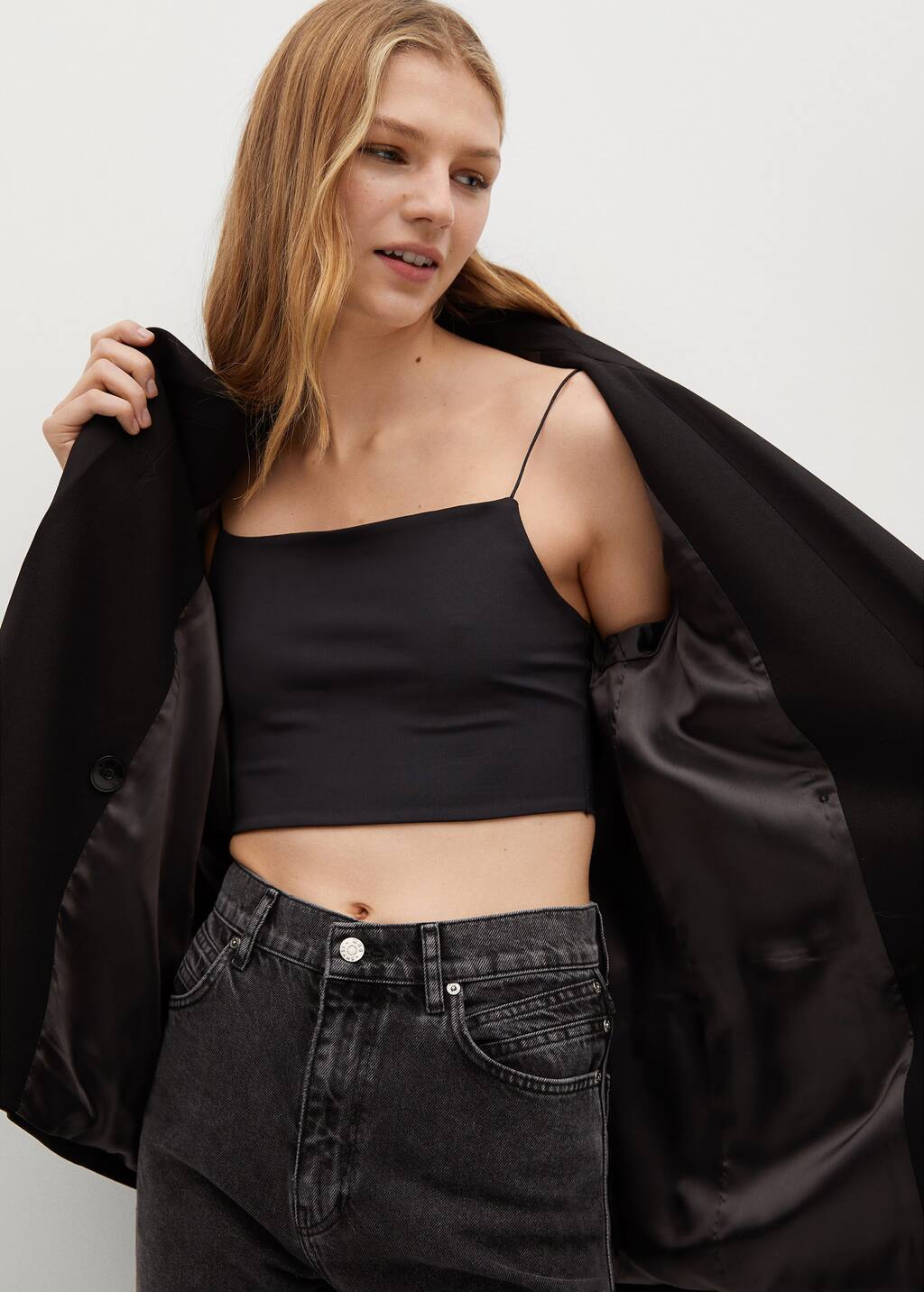 spaghetti string top