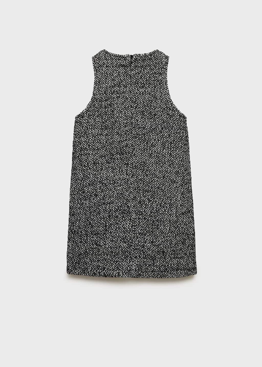 Spike stitch pinafore