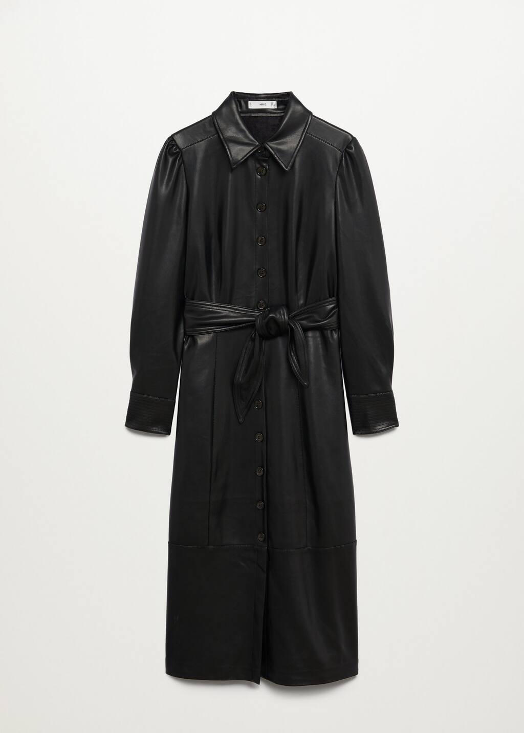 robe simili cuir mango