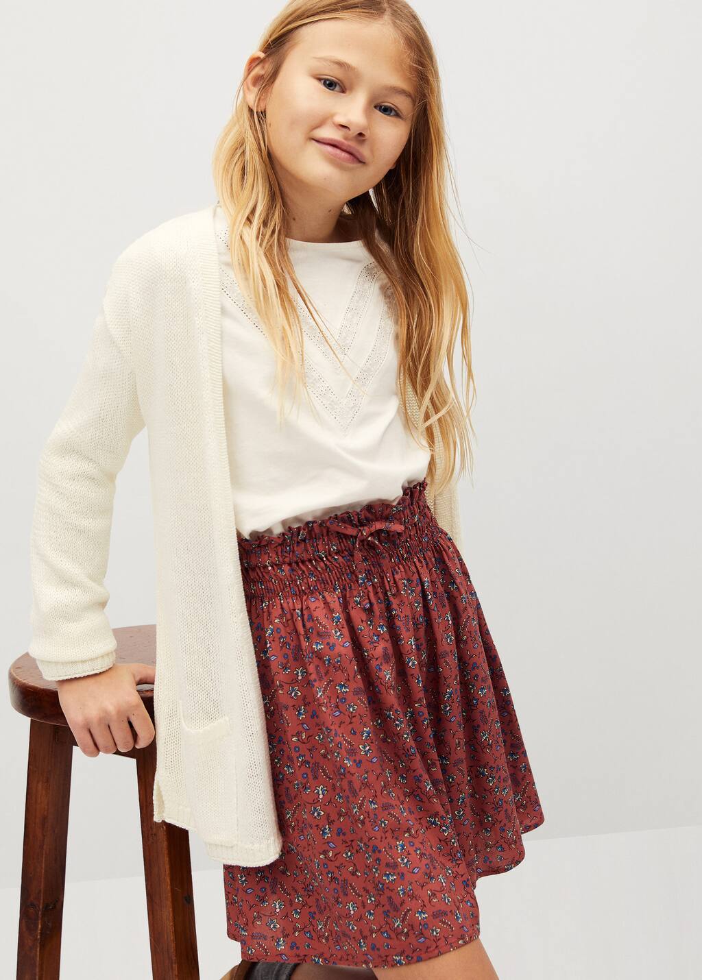 pocket knit cardigan mango