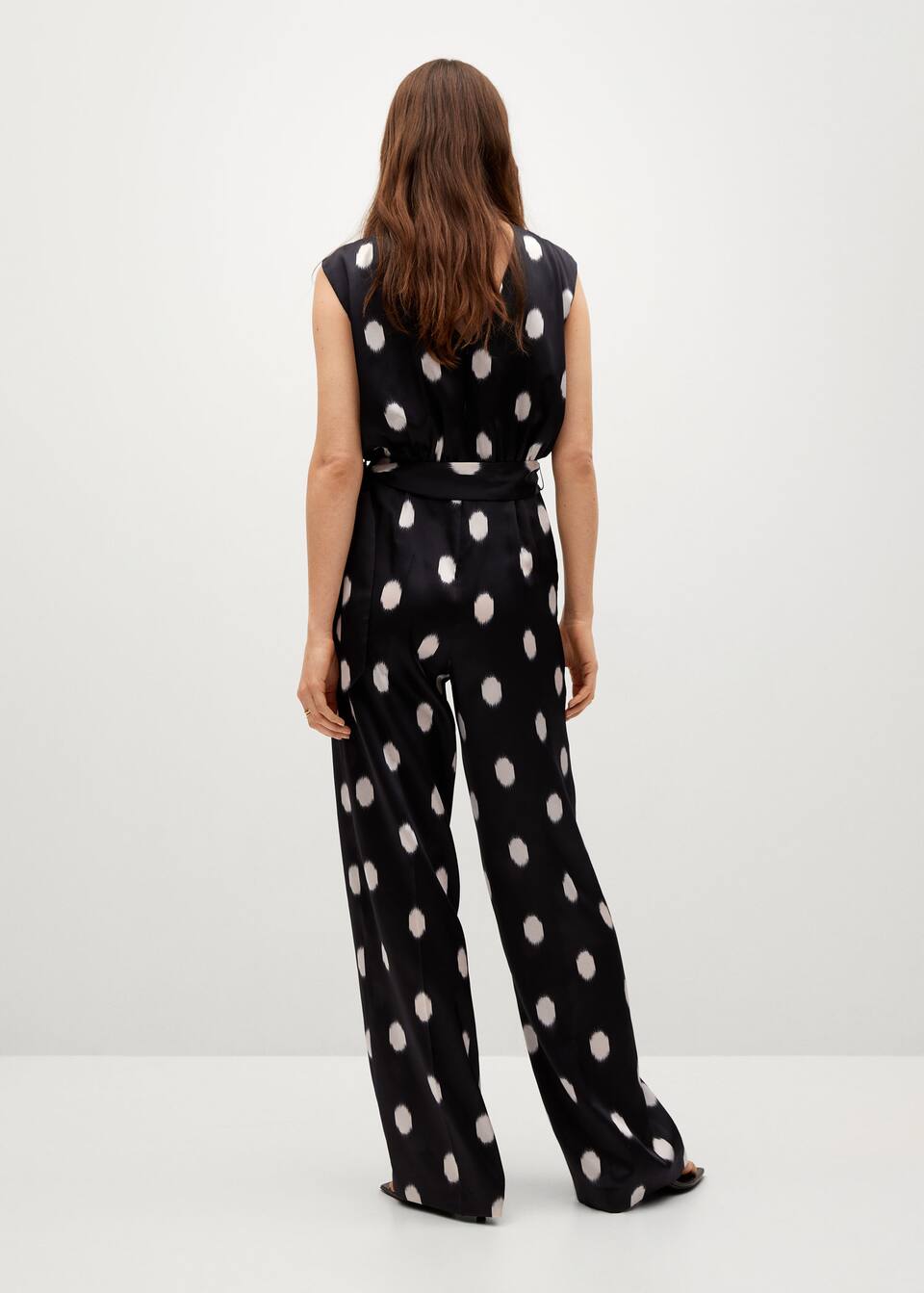 Polka Dot Belt Jumpsuit Women Mango United Kingdom Polka Dot Belt Jumpsuit Women Mango United Kingdom