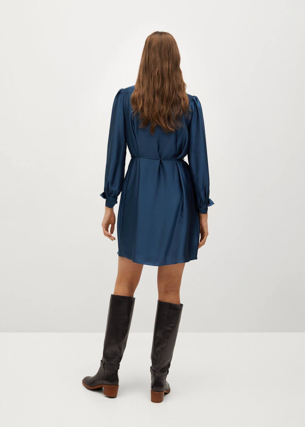 robe plissée mango