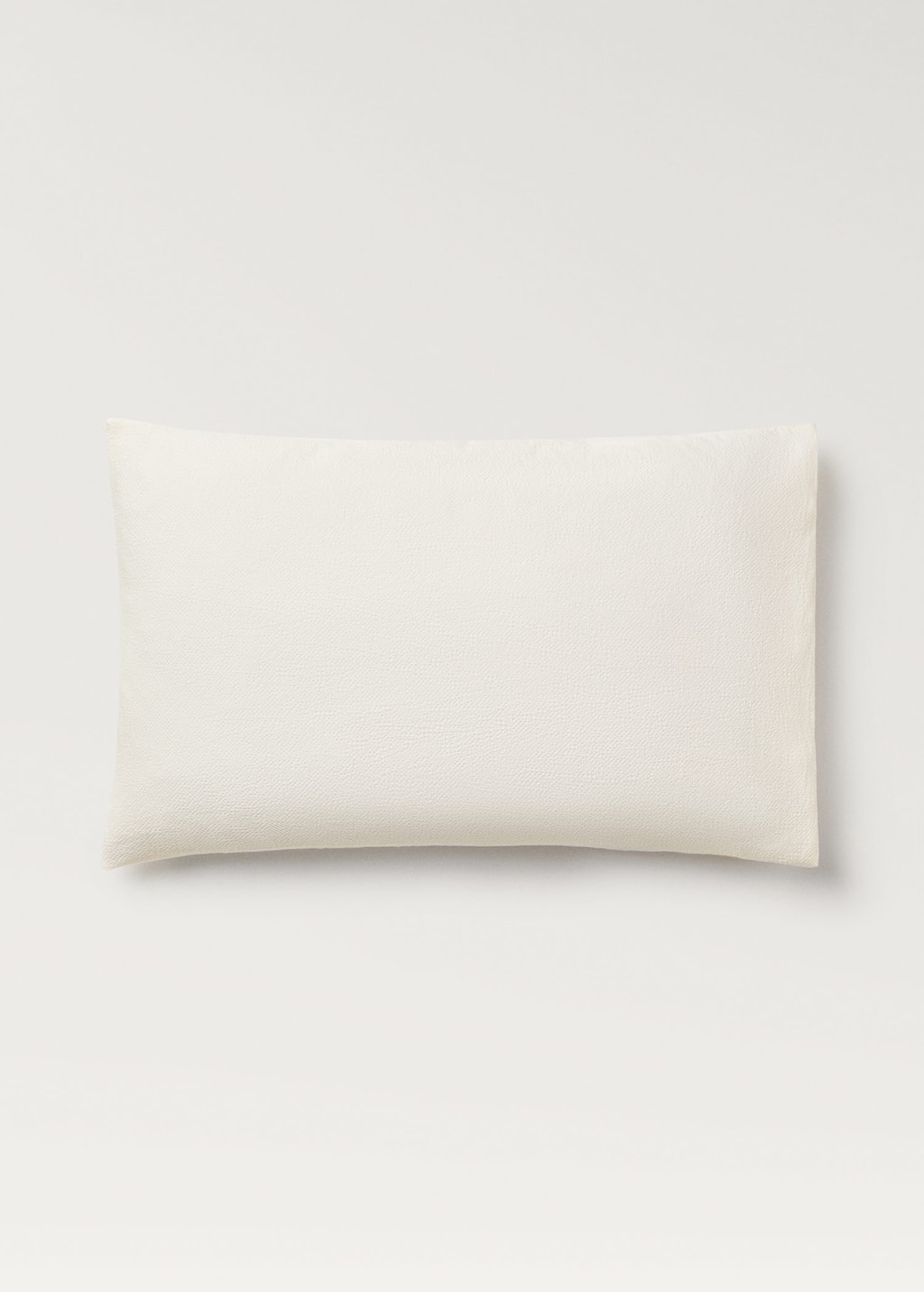 Mango Home Cotton Percale Pillow Cover Texture 50x75 Cm Ecru
