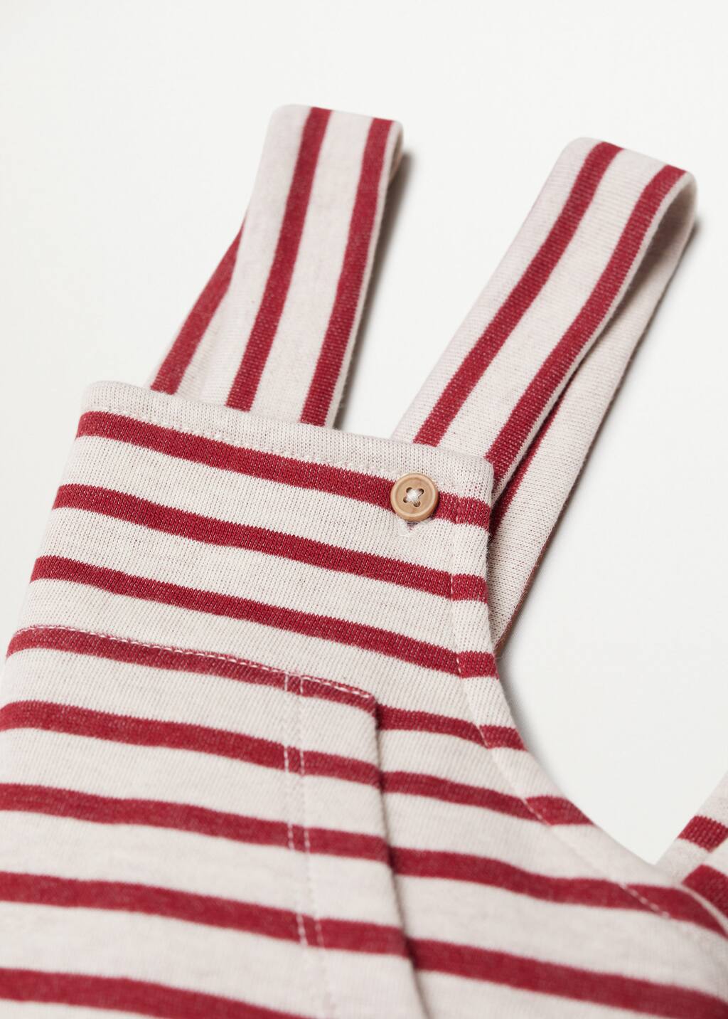 Mango Long striped dungarees. 1