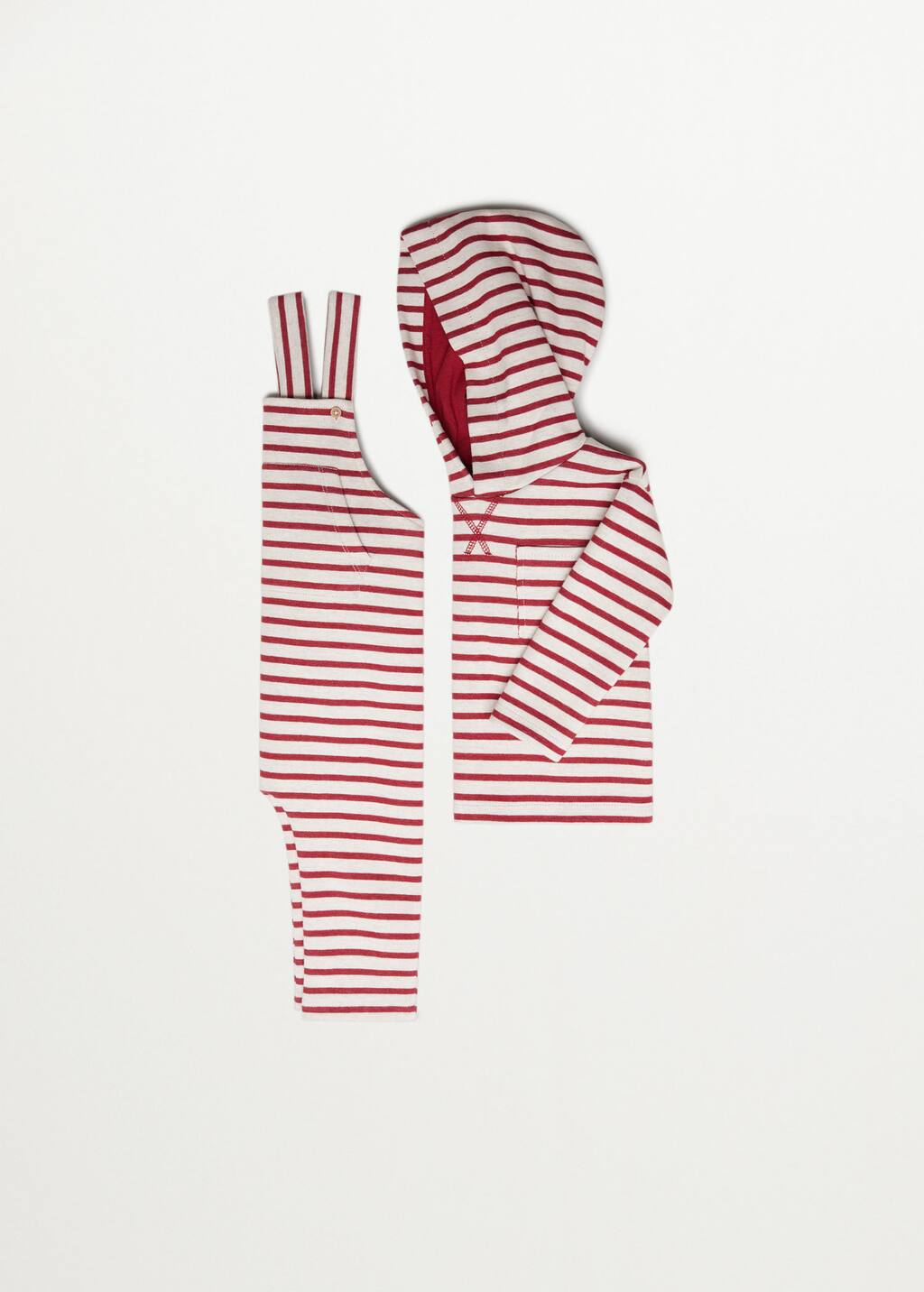 Mango Long striped dungarees. 4