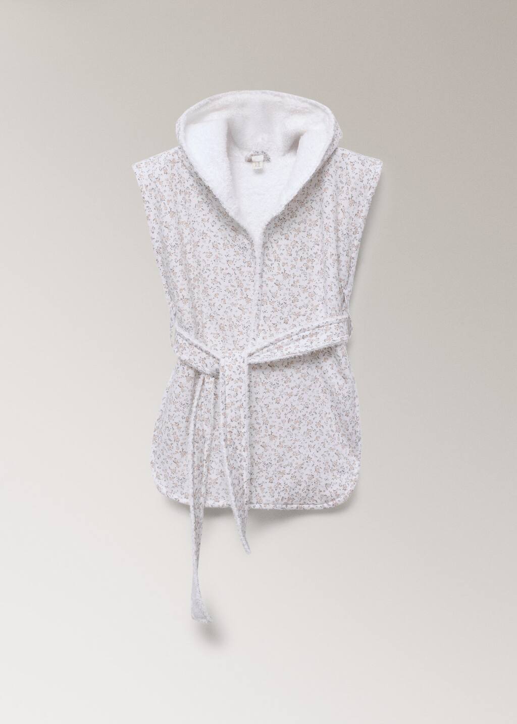 Children’s bathrobe with mini-flower print