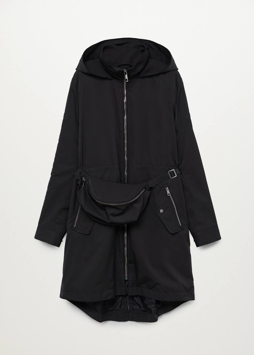 Mango Parka with detachable fanny pack . 10