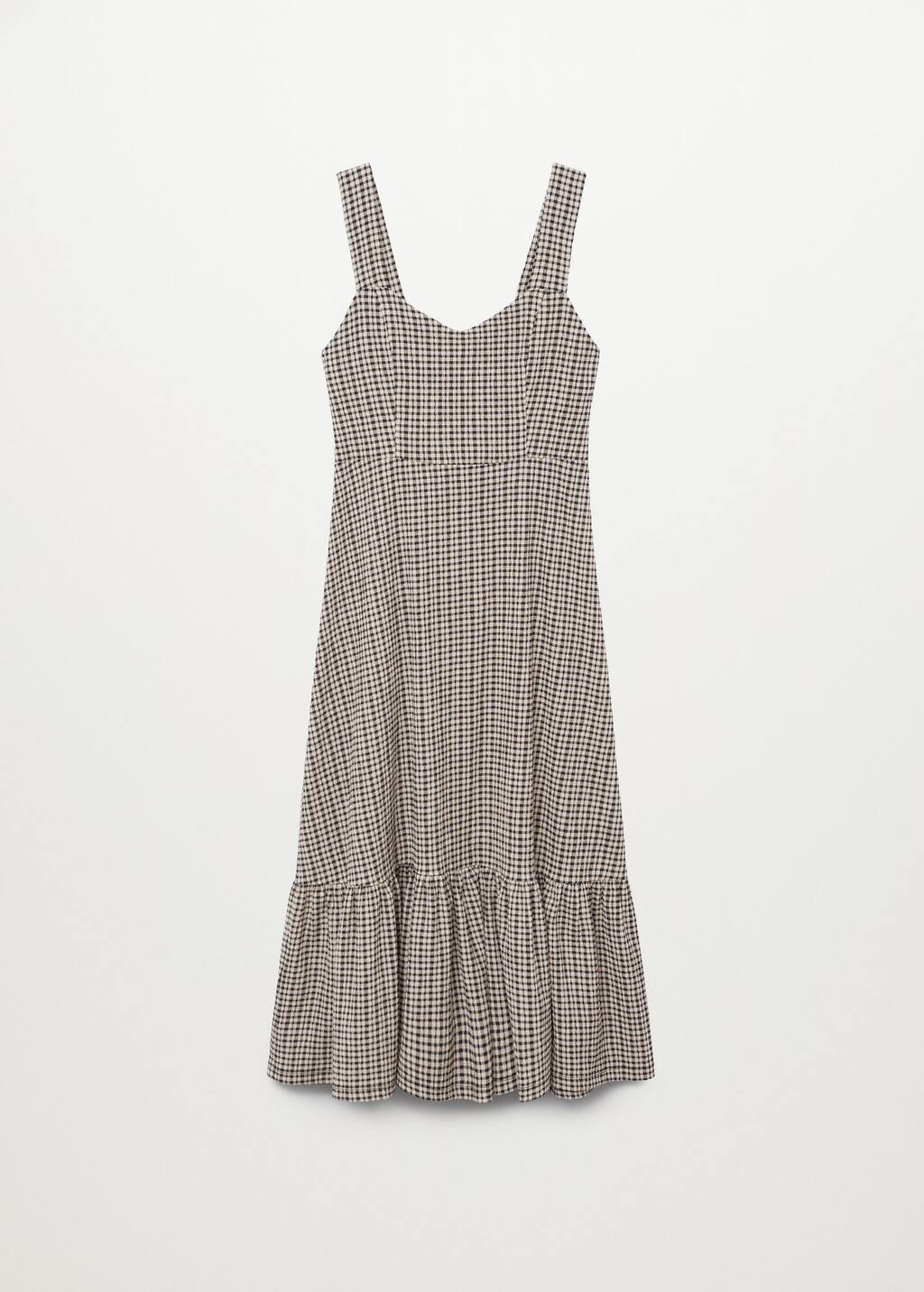 mango gingham dress
