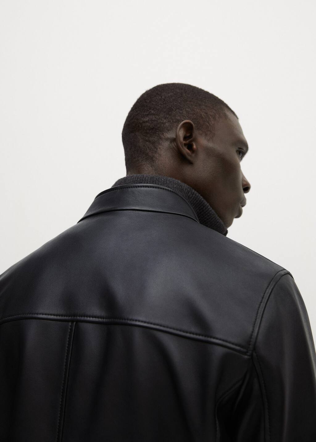 mango zipped biker jacket